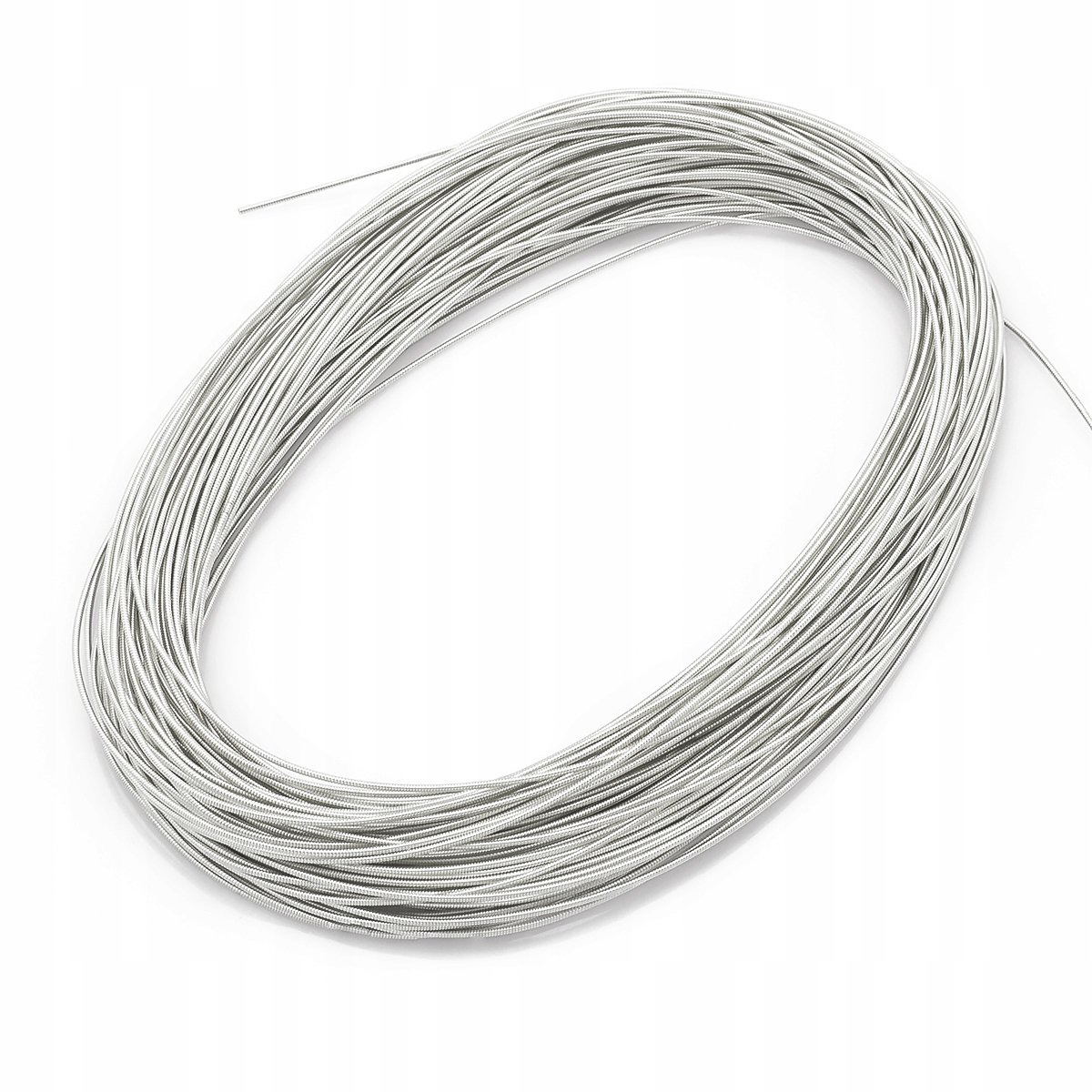 Stevig Borduurkoper Draad - Zilverkleurig, 1.25mm, 180cm