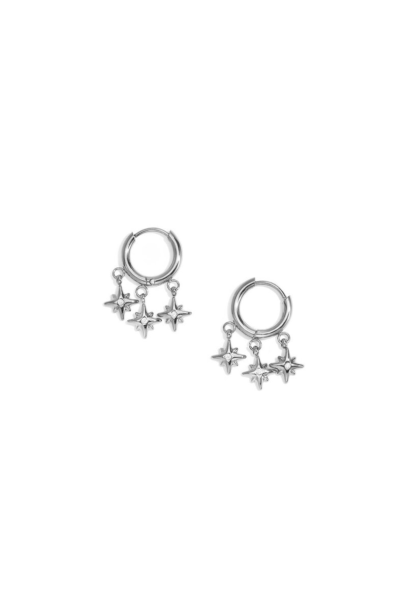 Vara - Geometrische Oorbellen - Stainless Steel - - Goud