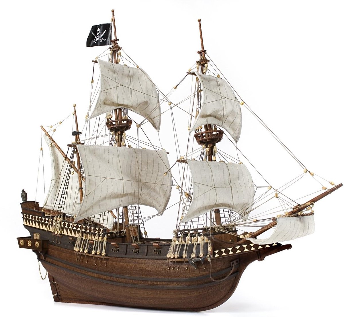 BUCCANEER OF CARIBBEAN SHIP MODEL KIT SCALE1:100 L 565mm/H 450mm/W230mm - ShopVlot