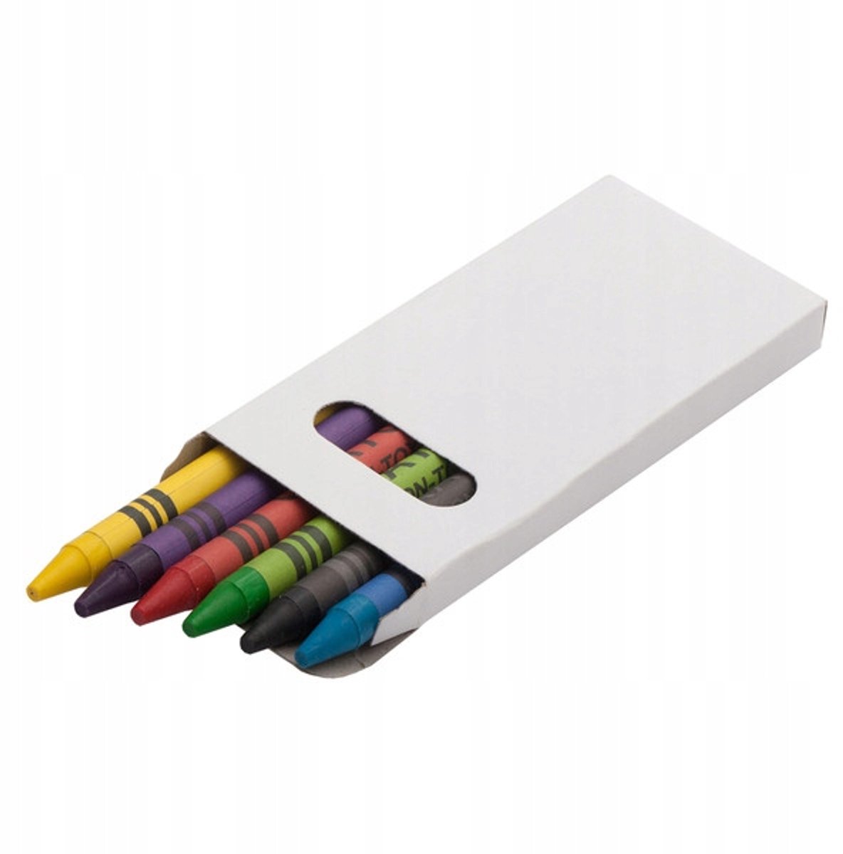Set van 6 Witte Wasco's - 8 cm Lang