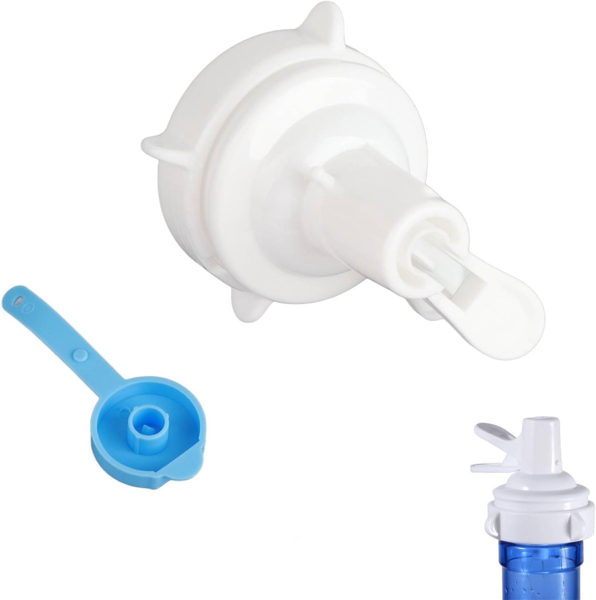Waterfles-dispenserkraan, 1 stuks, kunststof waterflesdispenser-kraan, vervangende kunststof kraan - ShopVlot