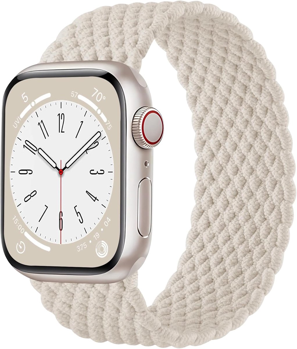 Maledan Braided Single Loop Strap Compatible with Apple Watch Straps 41mm 40mm 38mm Women Men Adjustable Elastic Sport - ShopVlot