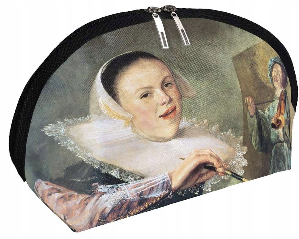 Merkloze Kosmetische Tas met Sublimatiedruk - Judith Leyster Portret