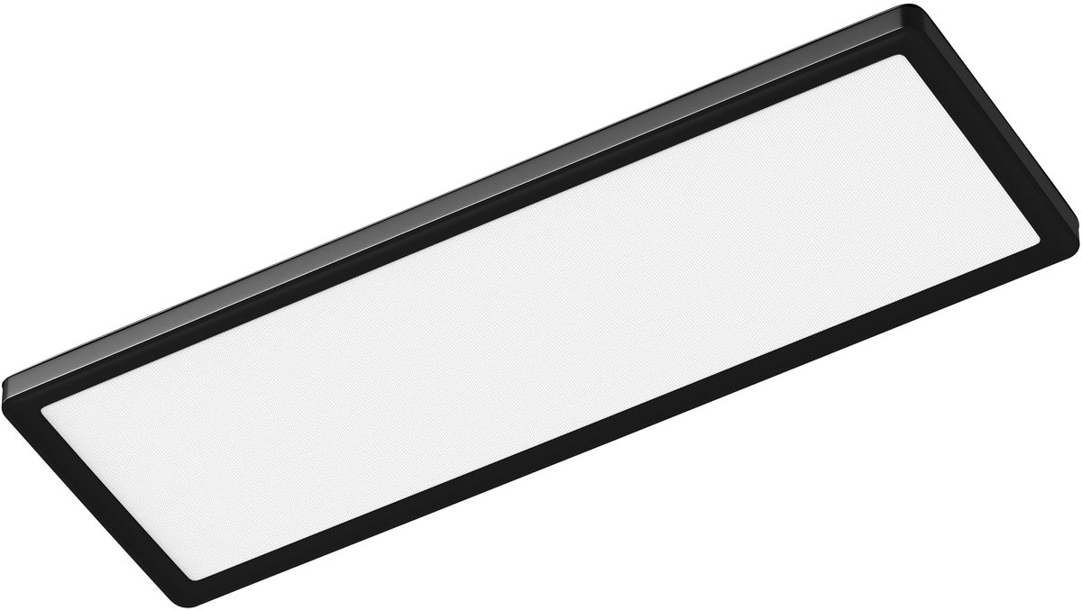 OSRAM LED-paneel zwart, 2800 K / 4000 K / 6000 K, warm wit, 1850 lm, 24 W, polypropyleen (PP), 90° bundelhoek