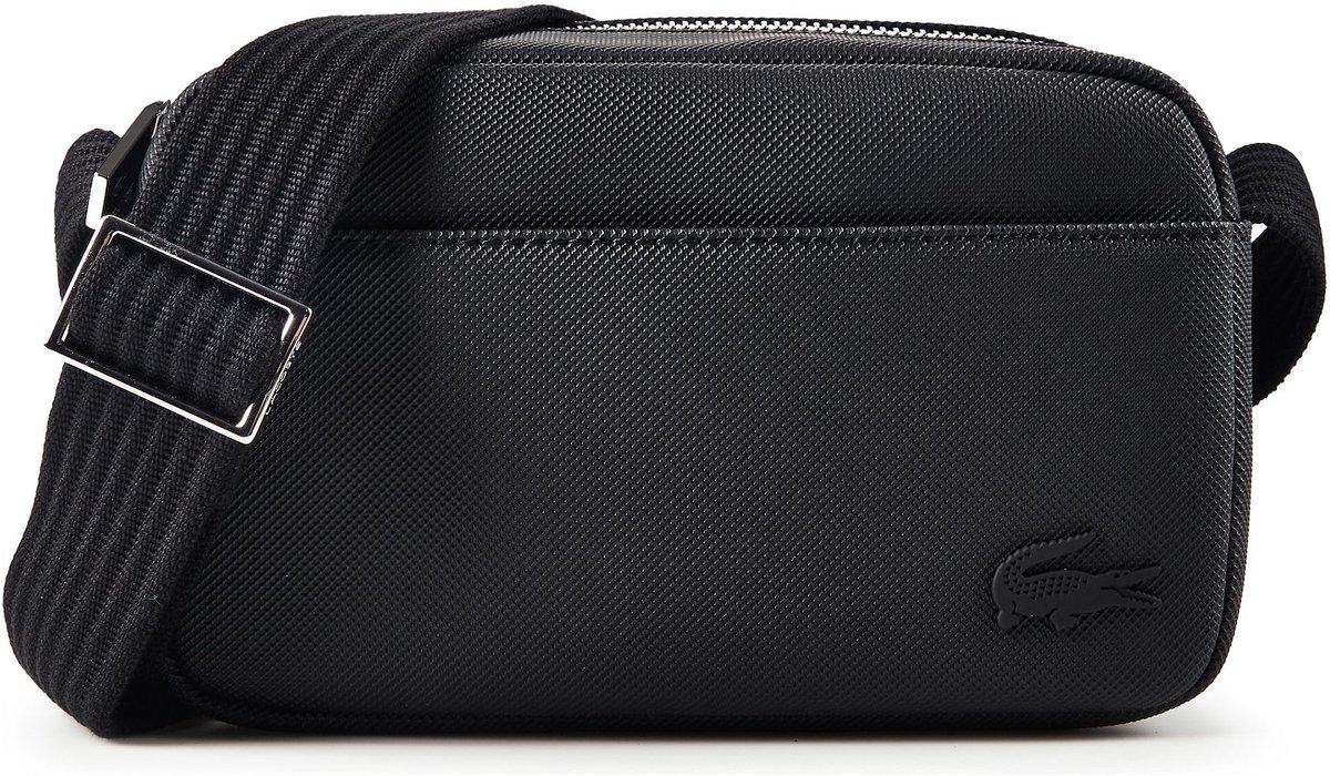 LACOSTE schoudertas Reporter Bag Noir zwart