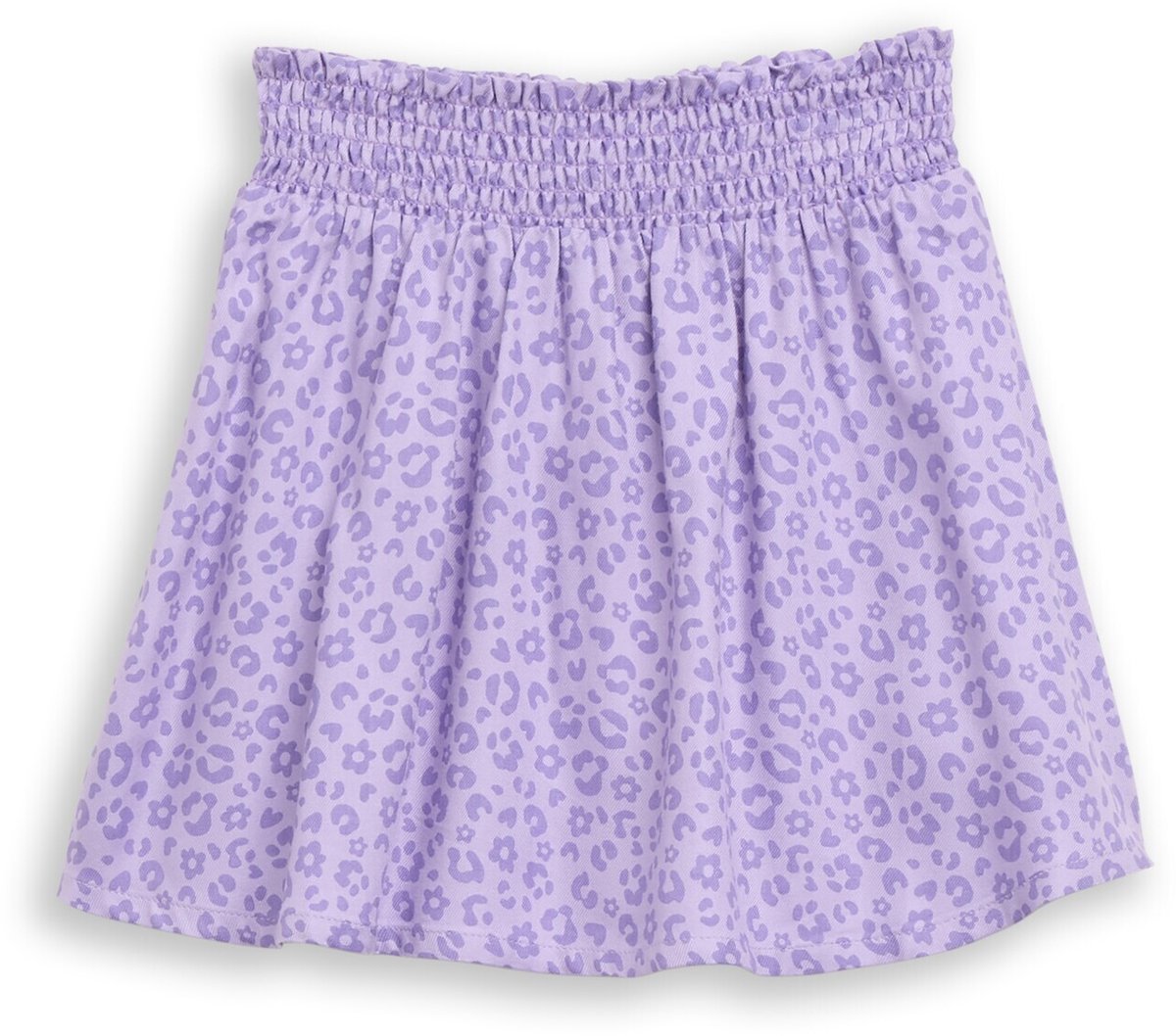 Tom Tailor - Minirok met luipaardprint - Maat 92/98 - small lilac leopard print