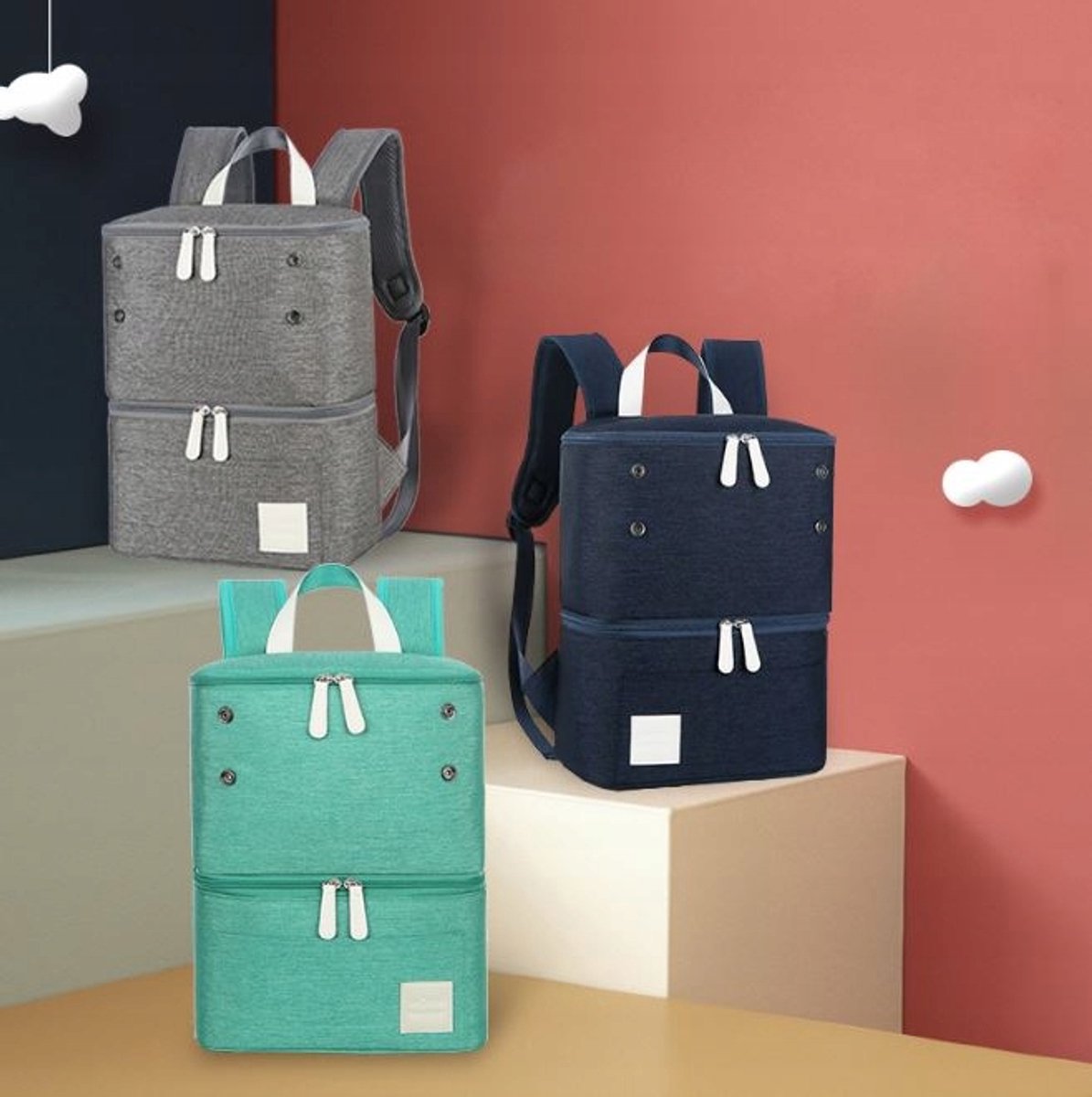 V-COOOL Thermische Rugzak 11L - Ideaal voor Lunch en Picknick