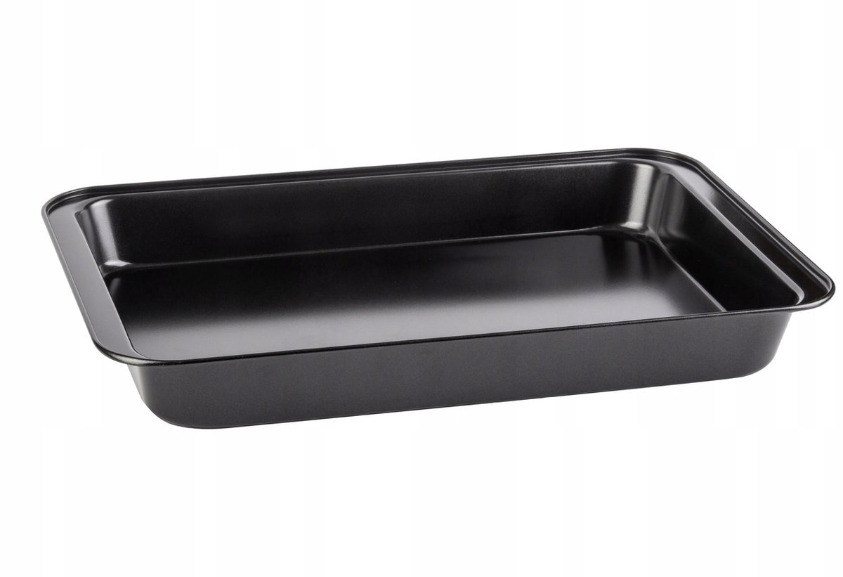 Bakvorm 42x28.5 cm - Zwart, Anti-aanbak, Koolstofstaal