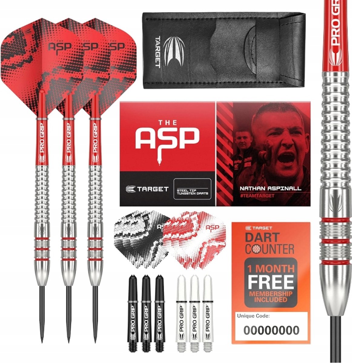 Target Nathan Aspinall 80% 22G Steel Tip Darts