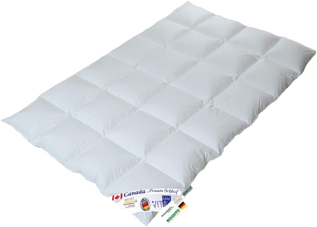 Dekbed 135 x 200 cm - extra warm - 90% dons - ideaal voor koude nachten - ShopVlot