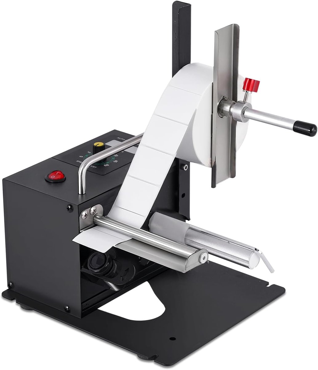 YUCHENGTECH Automatic Label Dispenser with Automatic Count of 0-9999 and 5 Speed Label Width 5-120mm Label Dispenser - ShopVlot