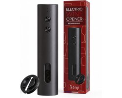 Ranji - Elektrische Kurkentrekker Oplaadbaar USB-C, Wijnopener met Foliesnijder, Automatische Kurkentrekker Wijn - ShopVlot