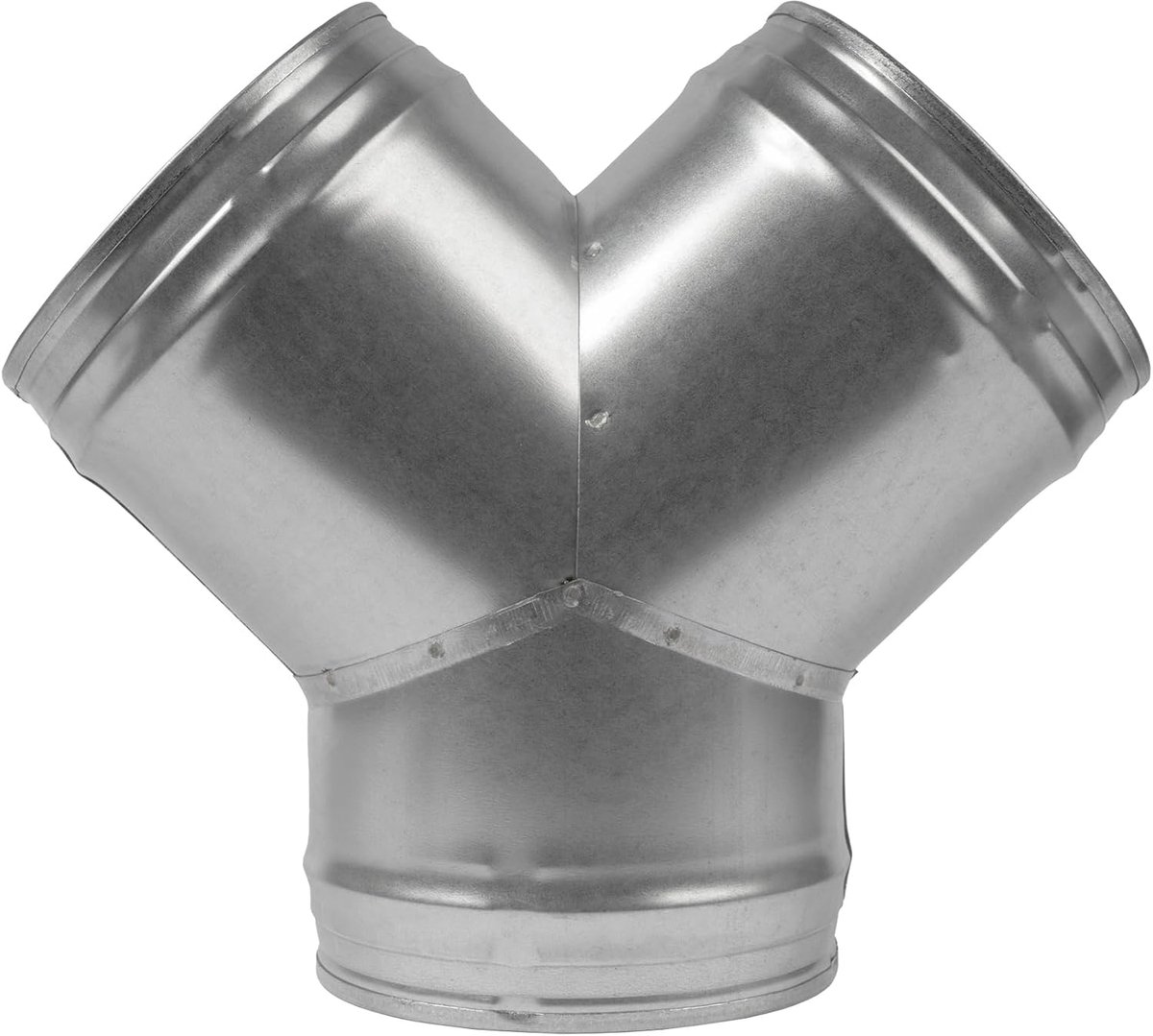 6 Inch Duct Splitter for Exhaust Fan Dryer Vent Hose 3 Way Duct Hose Connector, Y Shape, Y Joint Metal (15cm, Y Shape) - ShopVlot
