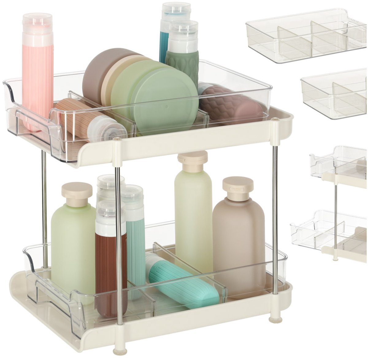Bureau-organizer voor keuken badkamer acryl tweelaags