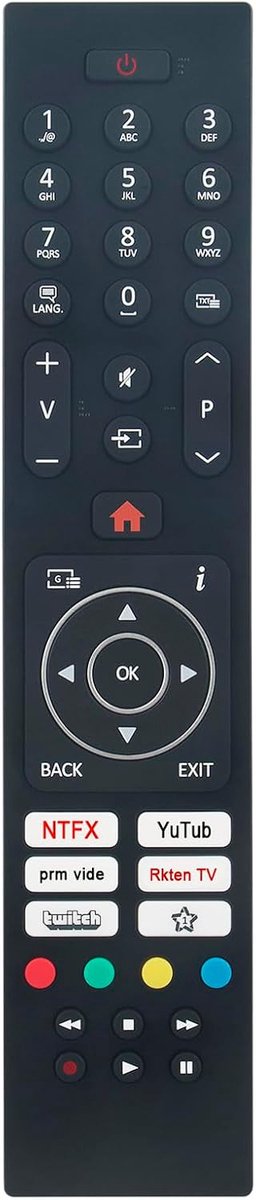 ALLIMITY RM-C3611 Remote Control Fit for JVC TV LT-32VF5305 LT-32VH5305 LT-43VF5305 LT-43VU7305 LT-43VUQ3455 - ShopVlot