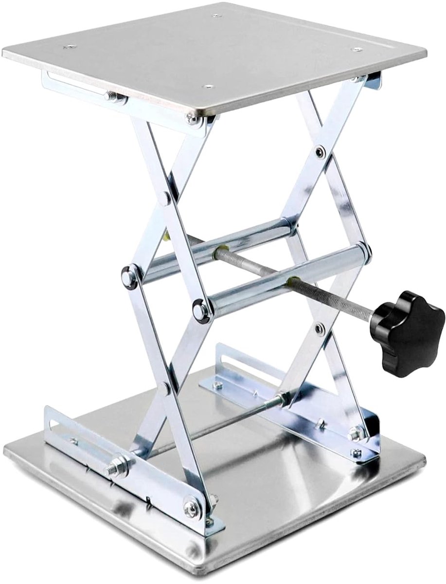 Laboratorium heftray 200x200mm - roestvrij staal - maximale belasting 15kg - ideaal voor experimenten - ShopVlot