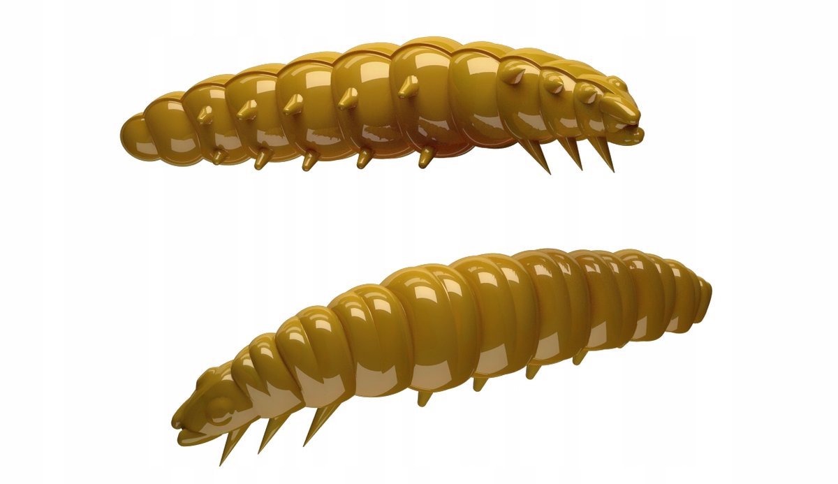 Libra Lures Larve 036 Koffiemelk 3,5cm - Zonder geur