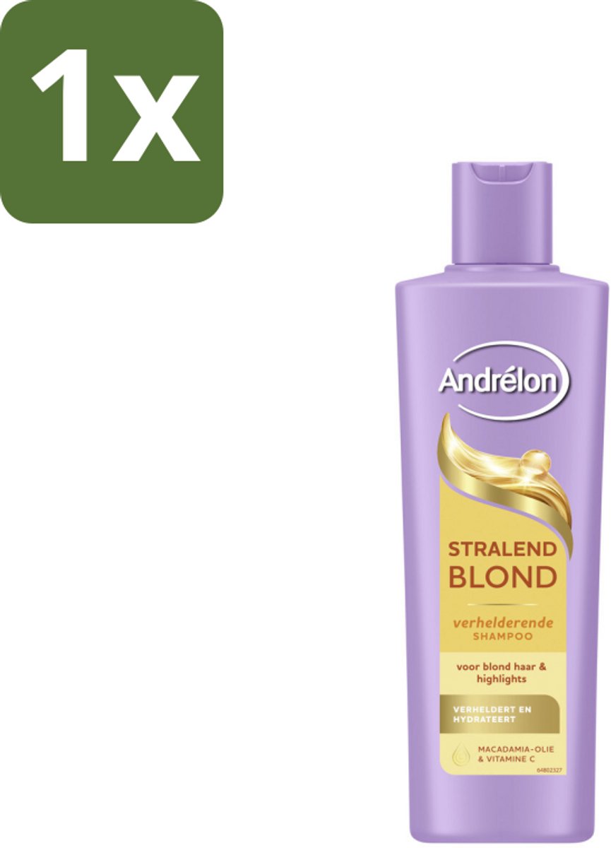 Andrélon – Shampoo – Stralend Blond – 250 ml - 1 stuk