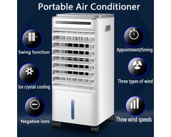 Mobiele Airco 7000 BTU – 4-in-1 Aircooler – Verkoelen Verwarmen – Ontvochtiger – 30 m²