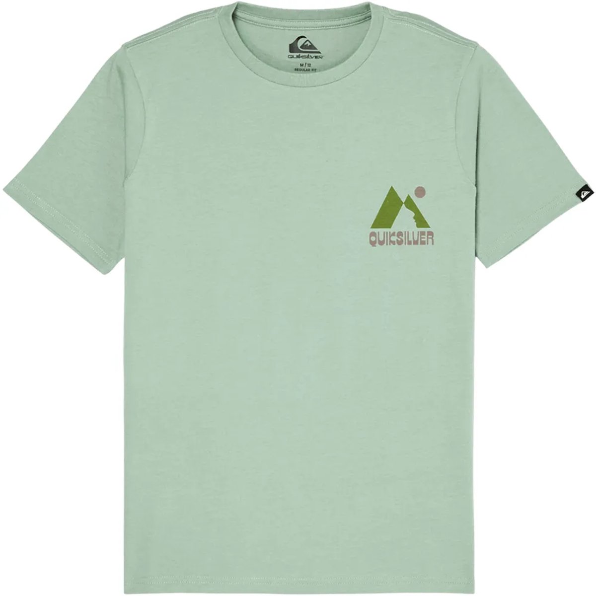 Quiksilver Peak T-shirt Met Korte Mouwen 10 Years Jongen Groen