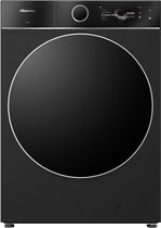 Hisense wasmachine WF7I1248BBR/BLX - 12 kg - 1400 Toeren - Energieklasse A - AutoDose - Stoomfunctie - Zeer Stil 70 dB - Wifi ConnectLife App Bediening - Voorlader - Zwart - Trommelverlichting