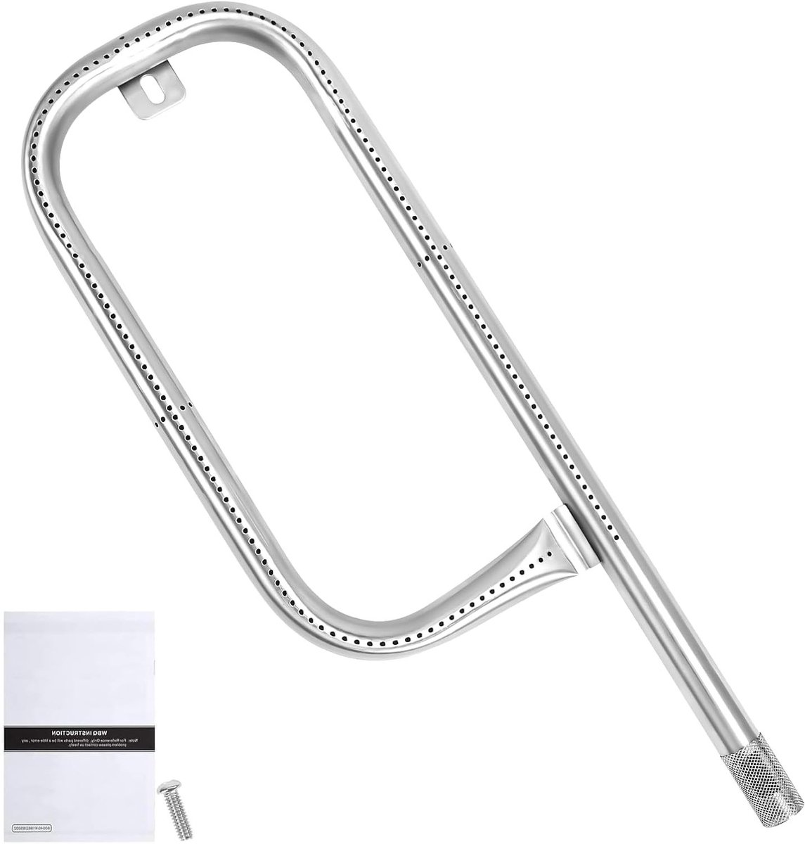 43.82CM / 17 inch RVS Brandertube Accessoires voor Weber Q100 Q120 Q1000 Q1200 - Vervangende Brandertube voor Gasbarbecues en Grillaccessoires