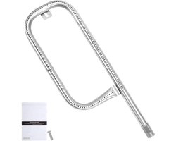 43.82CM / 17 inch RVS Brandertube Accessoires voor Weber Q100 Q120 Q1000 Q1200 - Vervangende Brandertube voor Gasbarbecues en Grillaccessoires