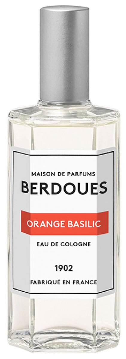 Berdoues Eau de Cologne Orange Basilic 125 ml