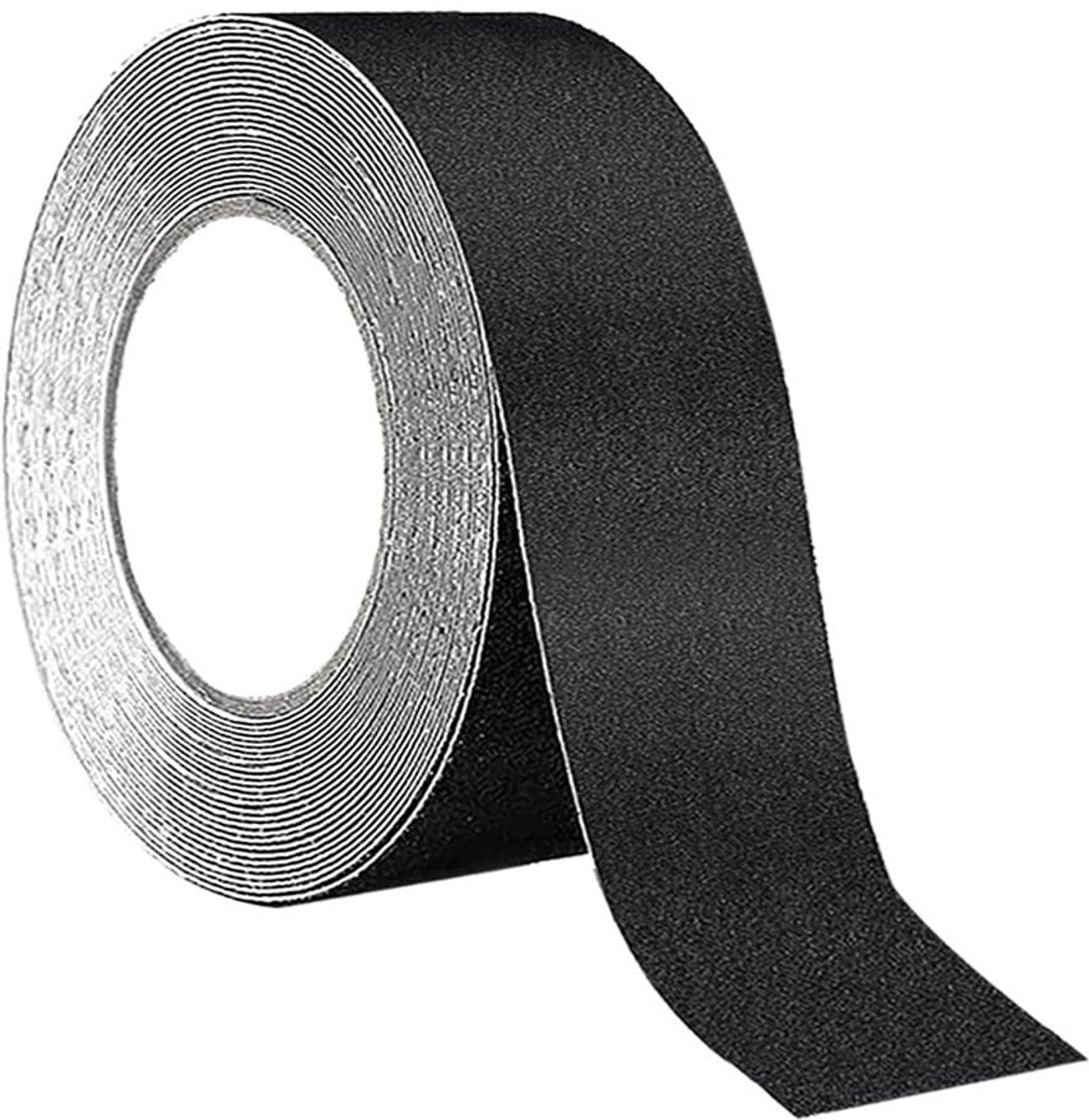 10 Meter x 5 cm Zwart Antislip Tape, Zelfklevende Veiligheidstape voor Binnen en Buiten, Ideaal voor Trappen en Vloeren