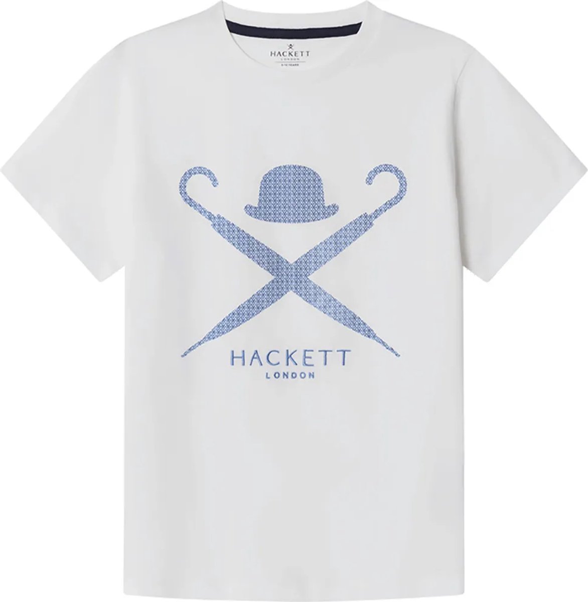 Hackett Diamond Logo T-shirt Met Korte Mouwen Wit 9 Years Jongen