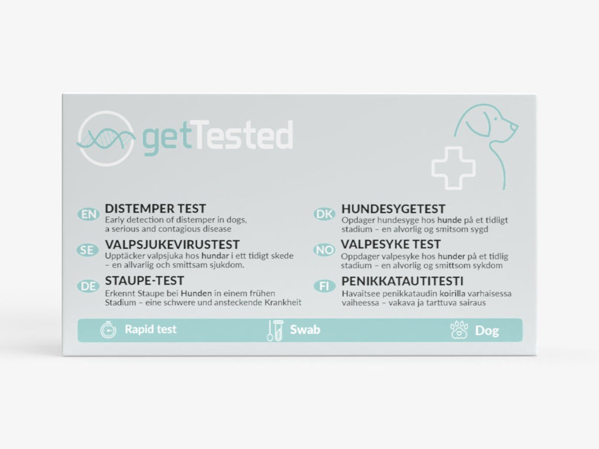 GetTested hondenziekte-test distemper sneltest voor honden