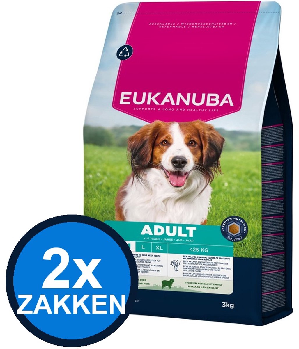 Eukanuba Eukanuba - Life Care Dog Adult Small/medium Lamb & rice - Hondenvoer Droogvoer - 3 kg
