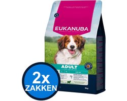 2x Eukanuba - Life Care Dog Adult Small/medium Lamb & rice - Hondenvoer Droogvoer - 3 kg