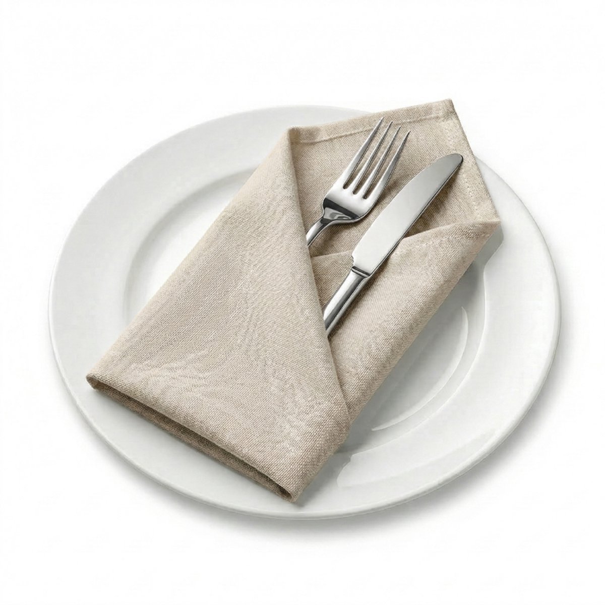Servetten Polyester - Set Van 4 - Sandy