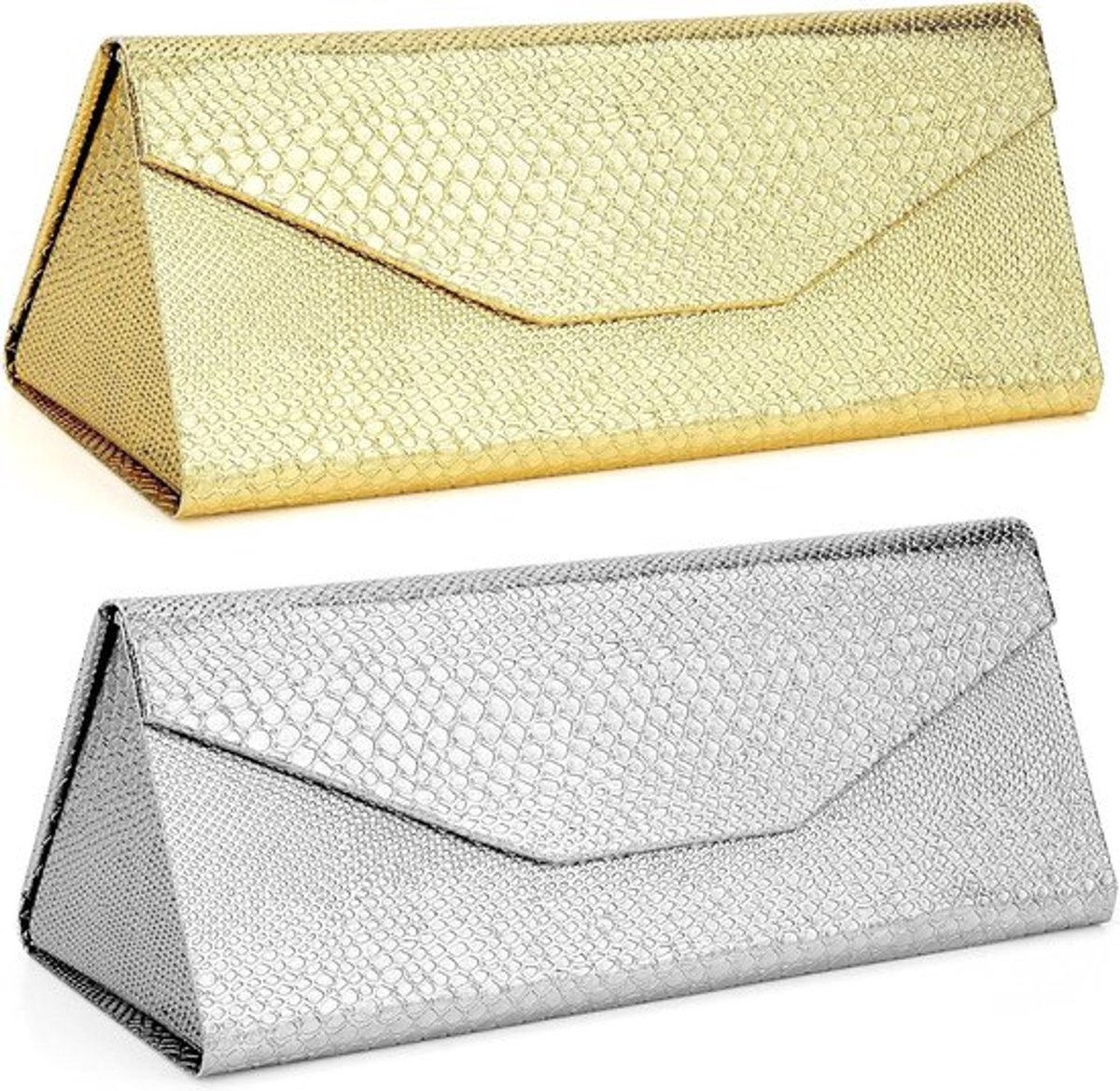 Zonnebrillen - Hoes - Extra Groot Formaat - Reistas - Geschikt voor Zonnebrillen - Zwarte Brillenhoes - Beschermt Zonnebrillen - Rayban Aviator, Jackie Ohh II - 2 stuks