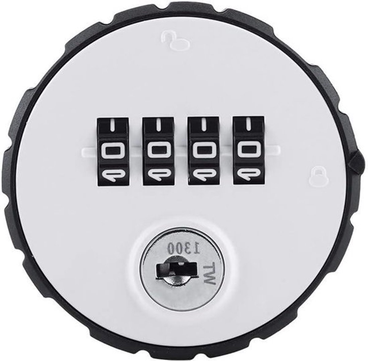 Digitale Code Combinatie - Veilig Slot - Zinklegering - Cam-slot - Sleutels - Cam Kast - Handig Wachtwoord - Geschikt voor 4-Cijfercombinatie - Inbouwdikte 20 mm