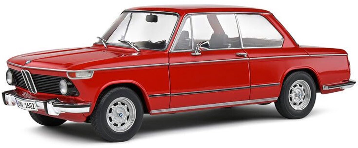 Modelauto BMW 1602 1971 red - Schaal 1:18