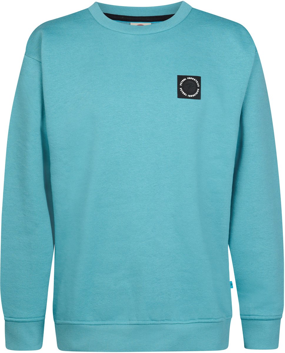 Petrol Industries - Jongens Sweater met ronde hals Millhill - Blauw - Maat 128