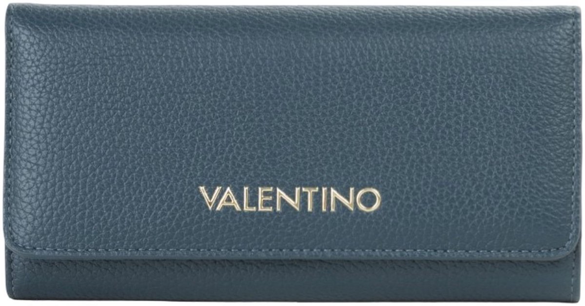 VALENTINO portemonnee Alexia Wallet With Flap Petrolio