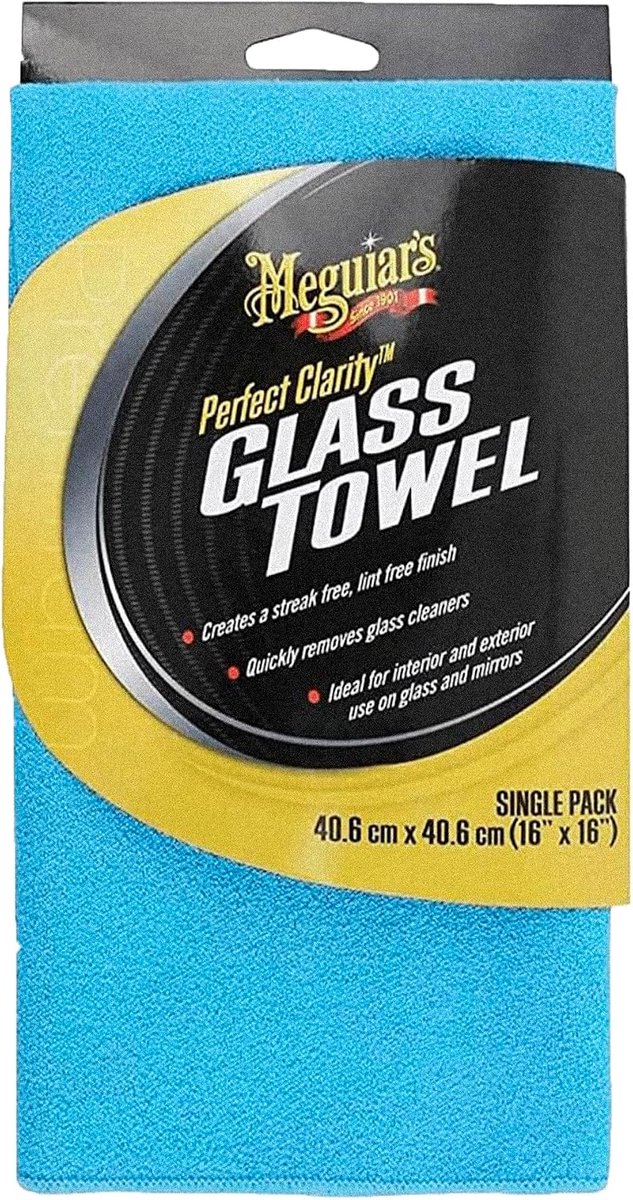 SnelShoppen - Perfect Clarity glazen doeken - Premium microfiber handdoek voor streeploos reinigen - Luxe kwaliteit - 1 stuk - Ideaal voor auto, huis