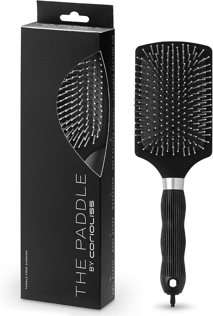 SnelShoppen - Professionele Haarborstel | Corioliss Padle Brush voor Vrouwen | Anti-Smakelijke Borstel voor Lang en Dik Haar | Perfect voor dagelijks