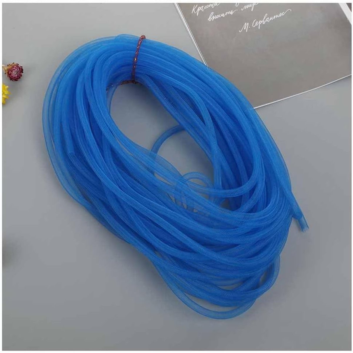 Set van 3, 25 m Elastische Mesh Slang, Flexibele Net Slang voor Creatieve Projecten, DIY Sieraden en Accessoires voor Armbanden, Kettingen en Kransen