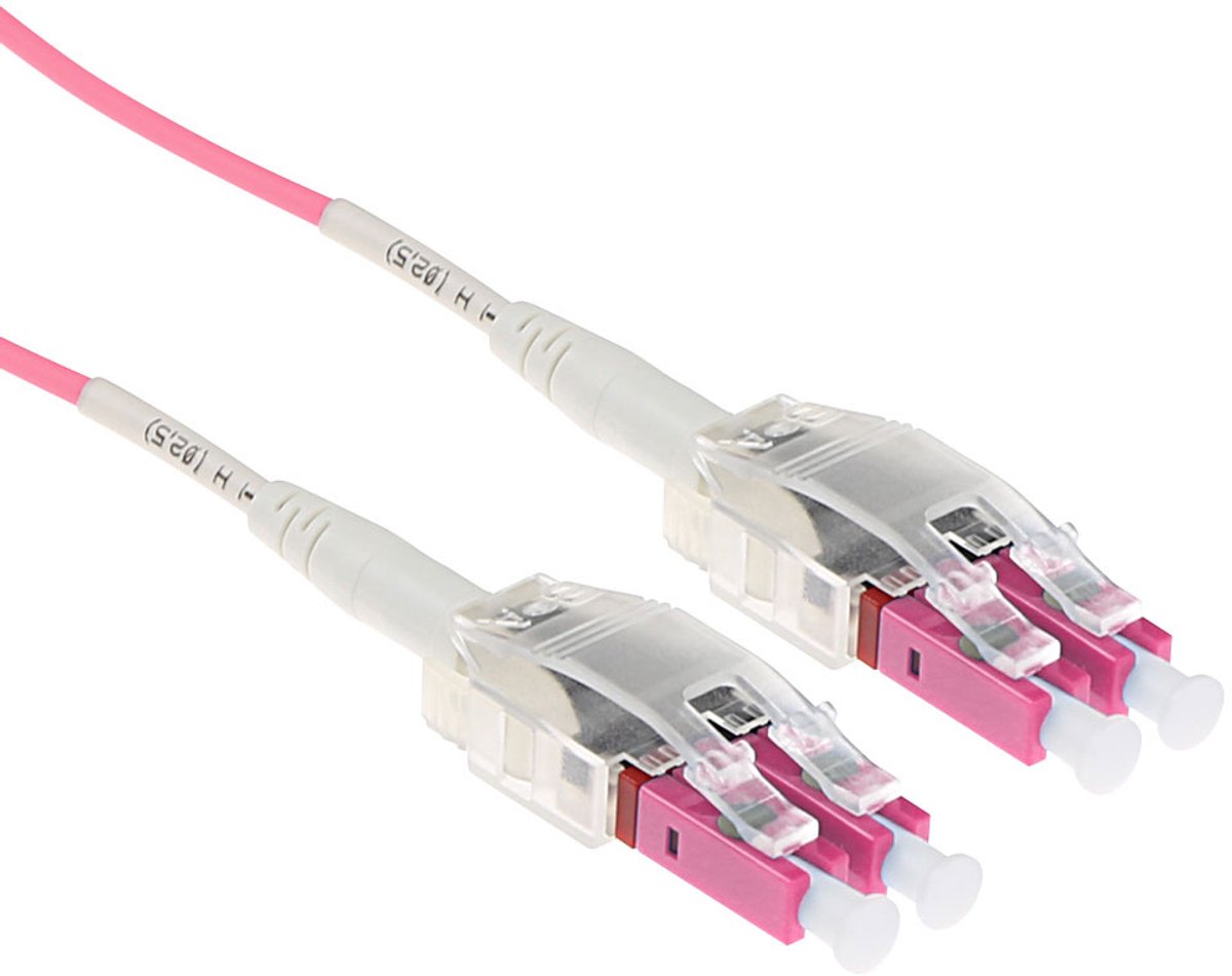 ACT RL8417 Multimode Glasvezelkabel 50/125 OM4 Polarity Twist Patchkabel LC/LC - 17 meter