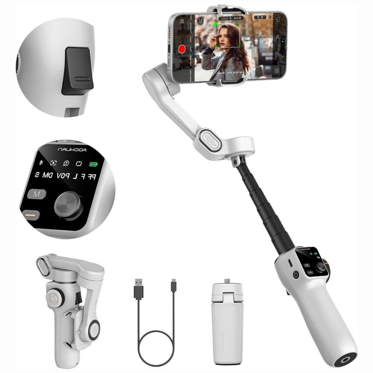 CLGP® Gimbal Smartphone - Selfiestick - Tripod