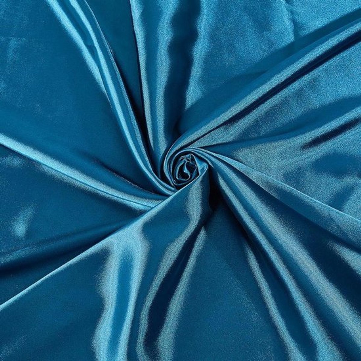 Fotografieachtergrond - Satijn zijde - Donker cyaan - Polyester - Naadloos - Glanzend - Sieraden - Cosmetica - Fotoshoots - Kunstportretten - 1,5 x 1 m