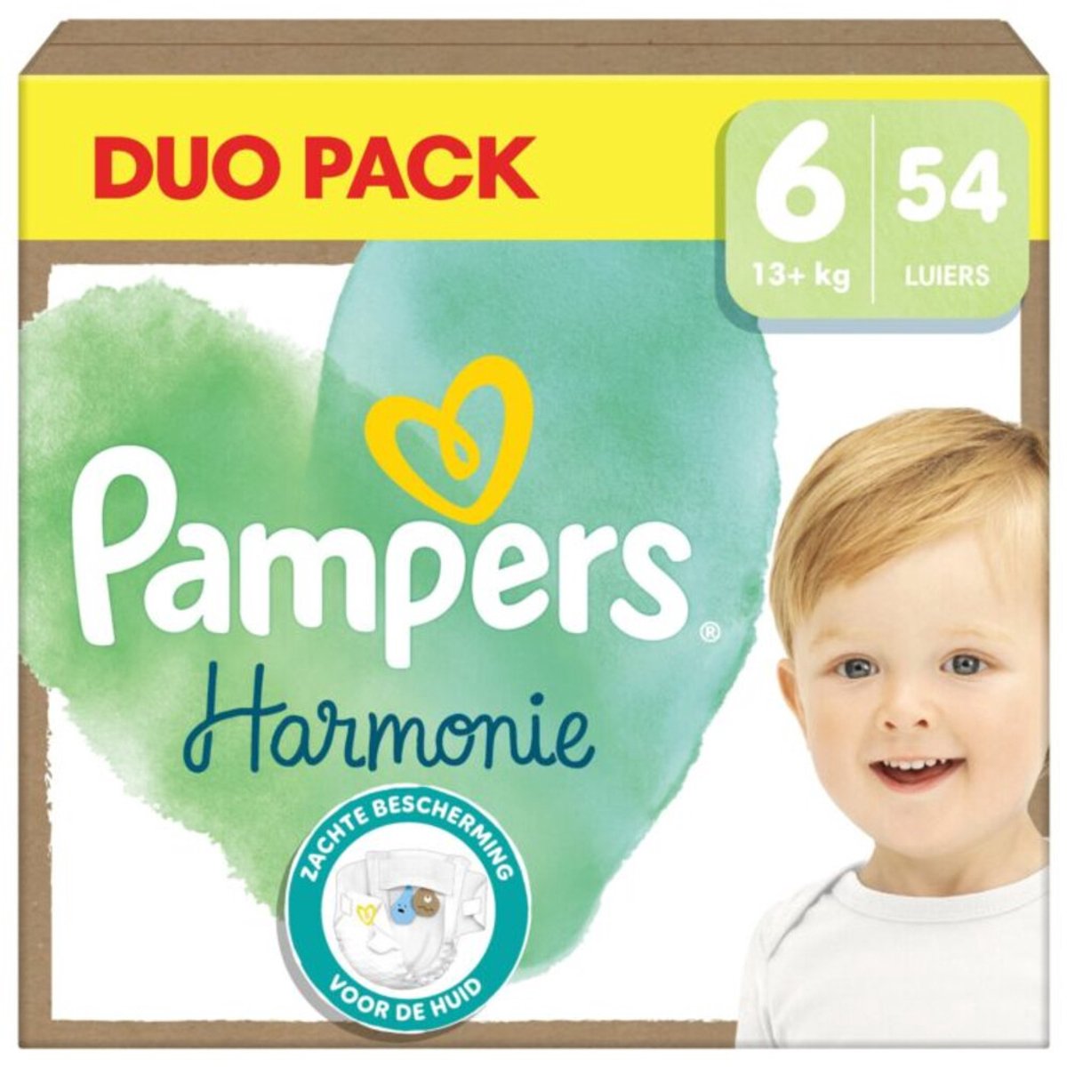 Pampers Harmonie Luiers Maat 6 (13+ kg) 54 stuks
