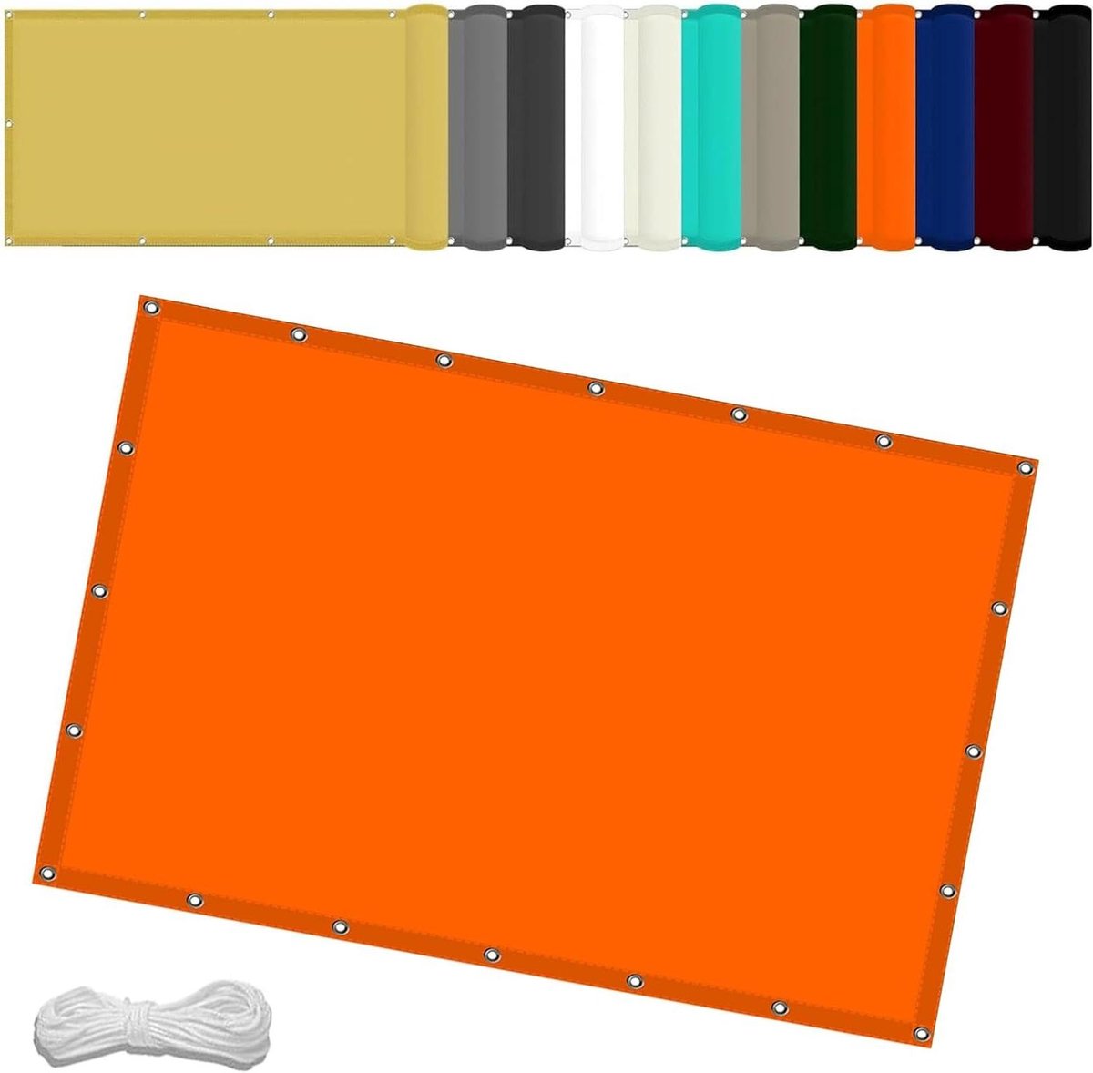 Schaduwdoek - Zonnescherm Balkon - Terras Beschermen - Waterbestendig Polyester - 1.2x3m -
