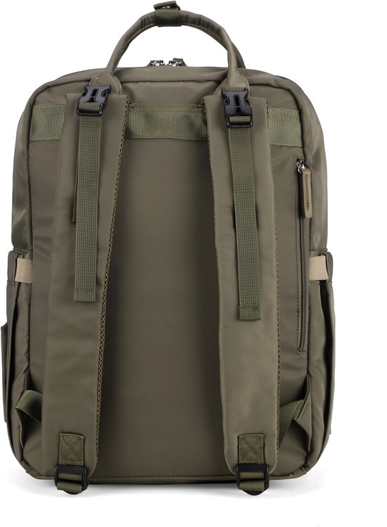 Brisby slijtvaste Luiertas – verzorgingstas – met buggymontage - Olive Green — afbeelding 2