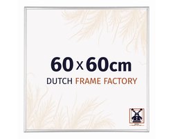 Fotolijst 60x60 cm - Aluminium - Zilver Mat - Kampen