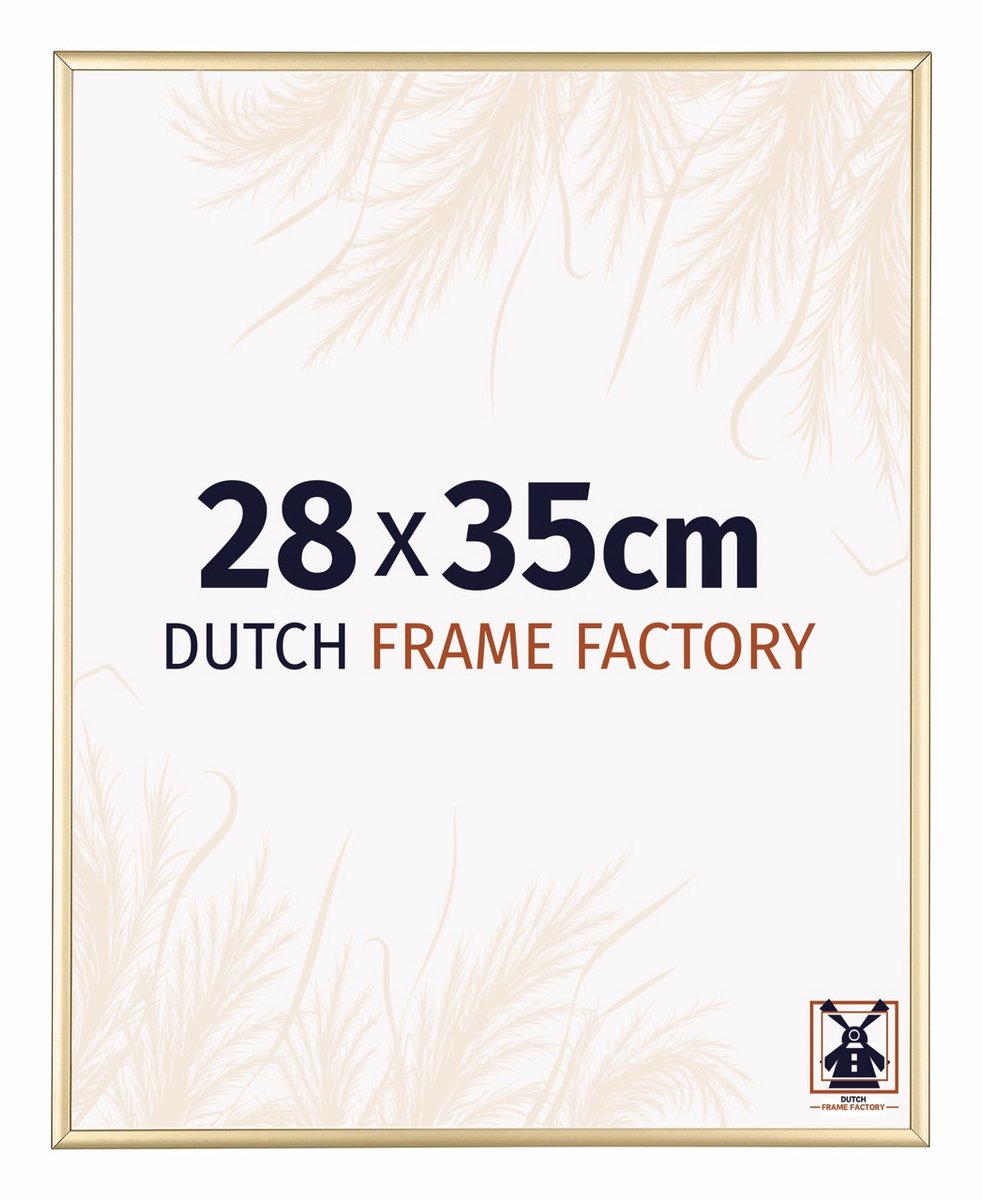 Dutch Frame Factory Fotolijst 28x35 cm - Aluminium - Goud - Kampen